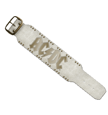 AC/DC - WRISTBAND WHITE